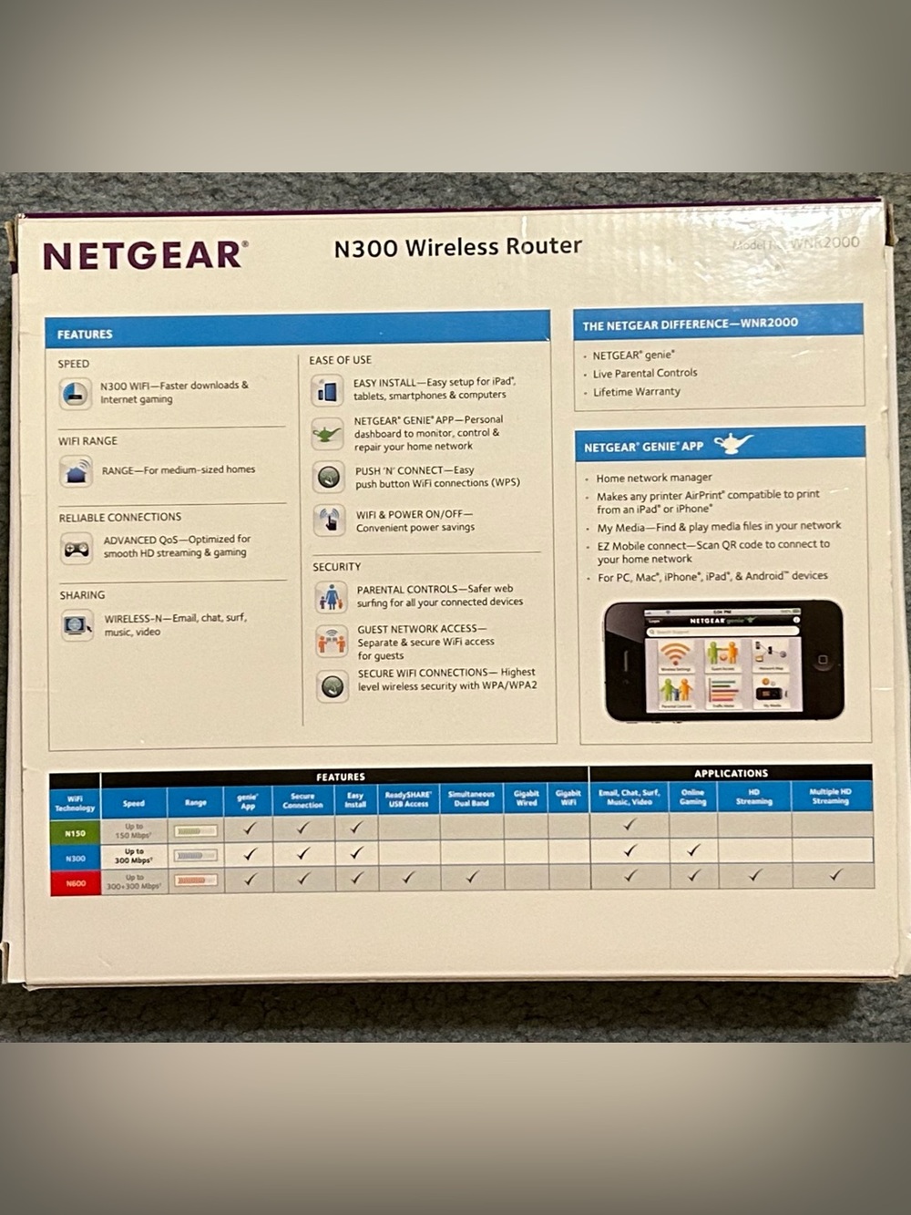 Netgear Black N300 Vertical Wireless Router - Picture 2 of 6